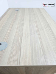 Grey Oak Panel End Office Desk (120cm x 80cm)