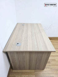 Grey Oak Panel End Office Desk (120cm x 80cm)