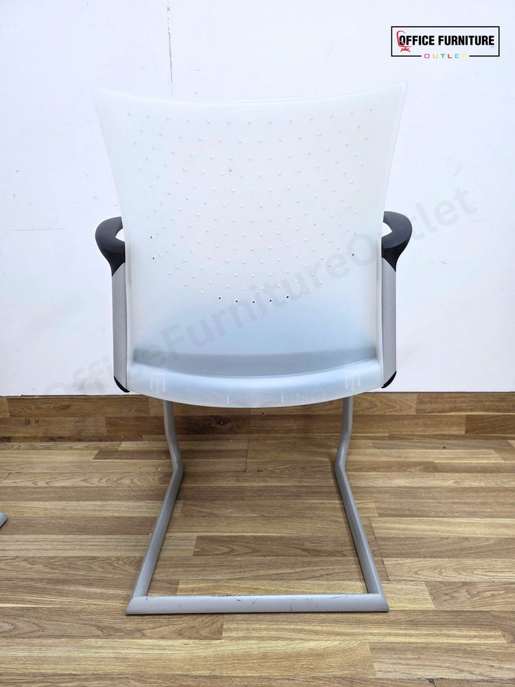 Herman Miller 4 Person Meeting Table with 4 Senator Chairs