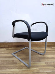 Herman Miller 4 Person Meeting Table with 4 Senator Chairs