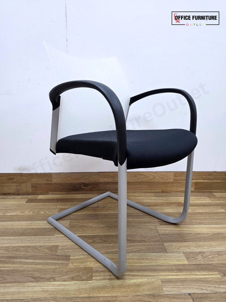 Herman Miller 4 Person Meeting Table with 4 Senator Chairs