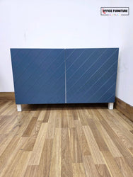 IKEA Blue Two-Door Storage Cabinet (ST78)