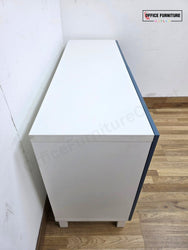 IKEA Blue Two-Door Storage Cabinet (ST78)
