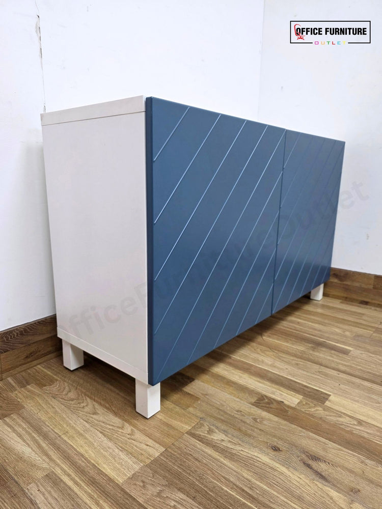 IKEA Blue Two-Door Storage Cabinet (ST78)
