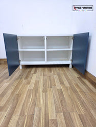 IKEA Blue Two-Door Storage Cabinet (ST78)