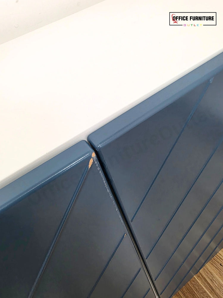 IKEA Blue Two-Door Storage Cabinet (ST78)