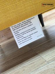 IKEA STRANDMON Wingback Armchair – Yellow Upholstered Accent Chair