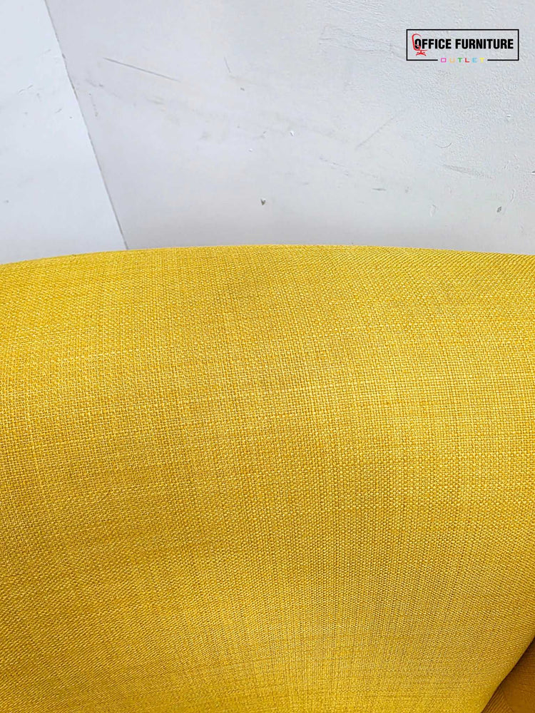 IKEA STRANDMON Wingback Armchair – Yellow Upholstered Accent Chair