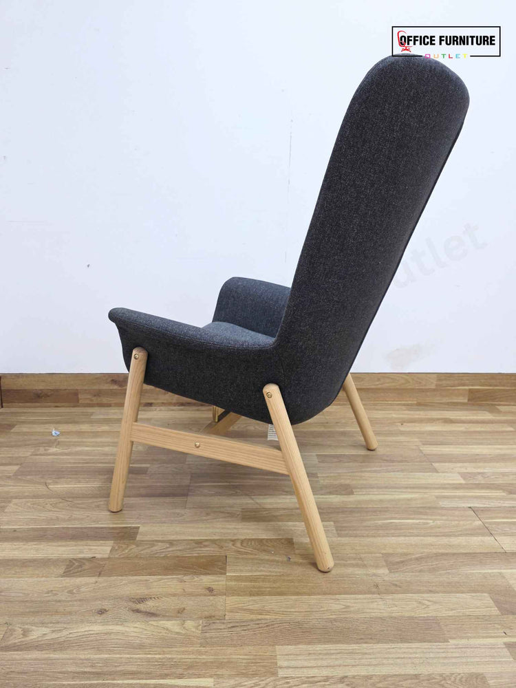IKEA VEDBO High Back Armchair Gunnared Dark Grey