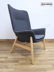 IKEA VEDBO High Back Armchair Gunnared Dark Grey