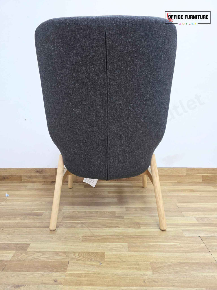 IKEA VEDBO High Back Armchair Gunnared Dark Grey