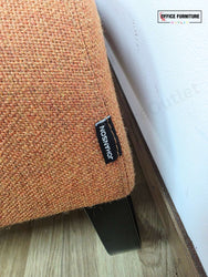 Johanson Bail 3 Seater Bench - Burnt Orange