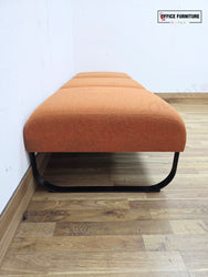 Johanson Bail 3 Seater Bench - Burnt Orange