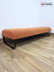 Johanson Bail 3 Seater Bench - Burnt Orange