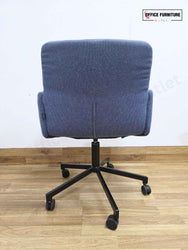 Johanson Haddoc Oyster Swivel Meeting Chair - Blue