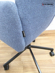 Johanson Haddoc Oyster Swivel Meeting Chair - Blue