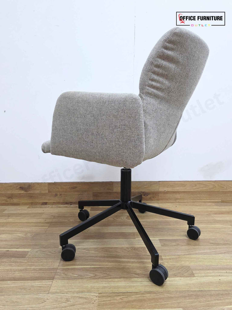 Johanson Haddoc Oyster Swivel Meeting Chair - Grey