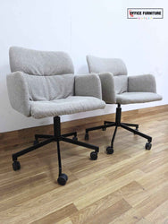 Johanson Haddoc Oyster Swivel Meeting Chair - Grey