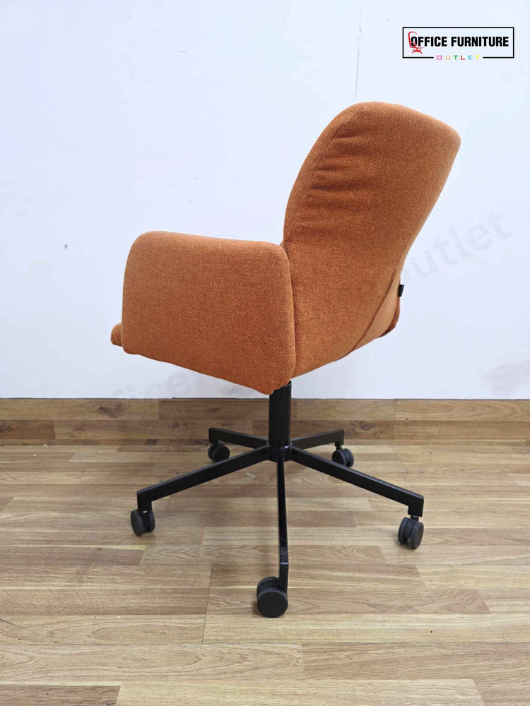 Johanson Haddoc Oyster Swivel Meeting Chair - Orange
