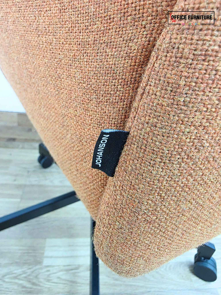 Johanson Haddoc Oyster Swivel Meeting Chair - Orange