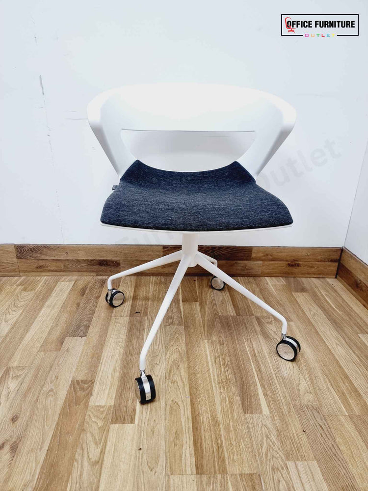 IKEA Bekant Meeting Table + 10 Kicca by Kastel Office Chairs – Complete Set