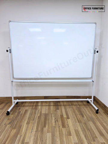 Mobile Magnetic Whiteboard on Stand – 180cm x 120cm (WB02)