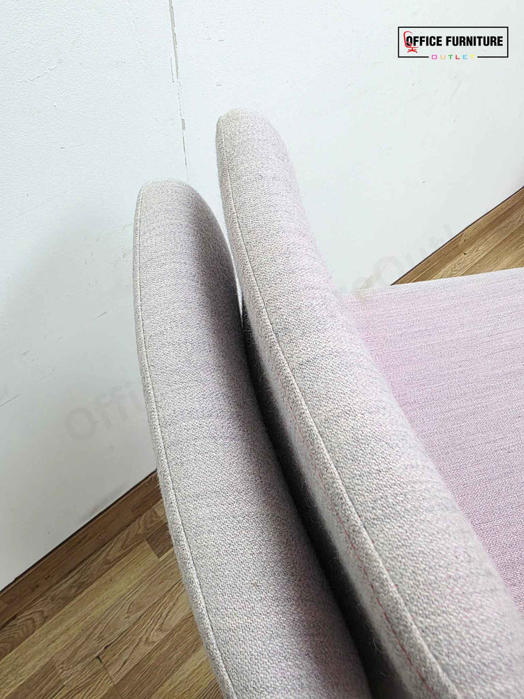 Modern Upholstered Bar Stools – Set of 2 - Lilac