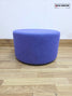 Narbutas GIRO Pouf – Blue Upholstered Round Stool
