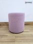 Narbutas GIRO Pouf – Dusty Pink Upholstered Round Stool