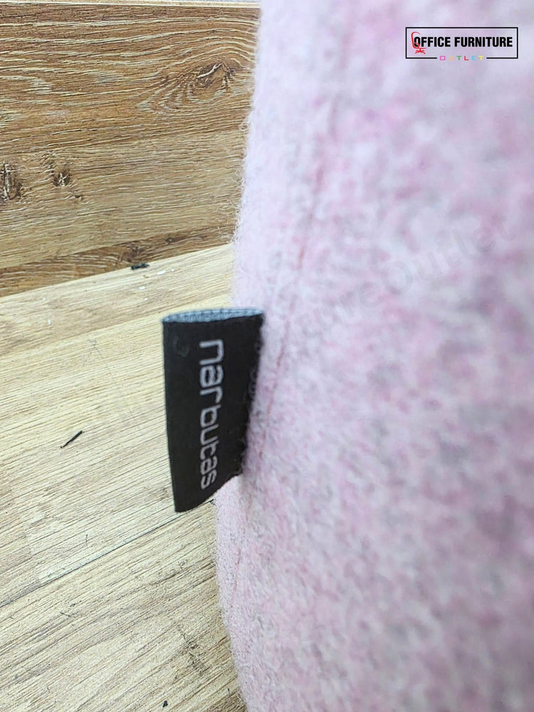 Narbutas GIRO Pouf – Dusty Pink Upholstered Round Stool