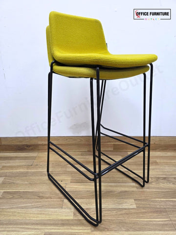 Narbutas Tango Bar Stools – Set of 2 Mustard Yellow