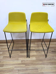 Narbutas Tango Bar Stools – Set of 2 Mustard Yellow