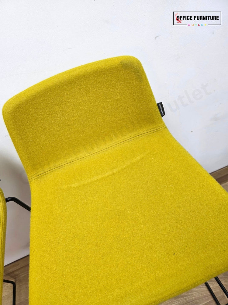 Narbutas Tango Bar Stools – Set of 2 Mustard Yellow
