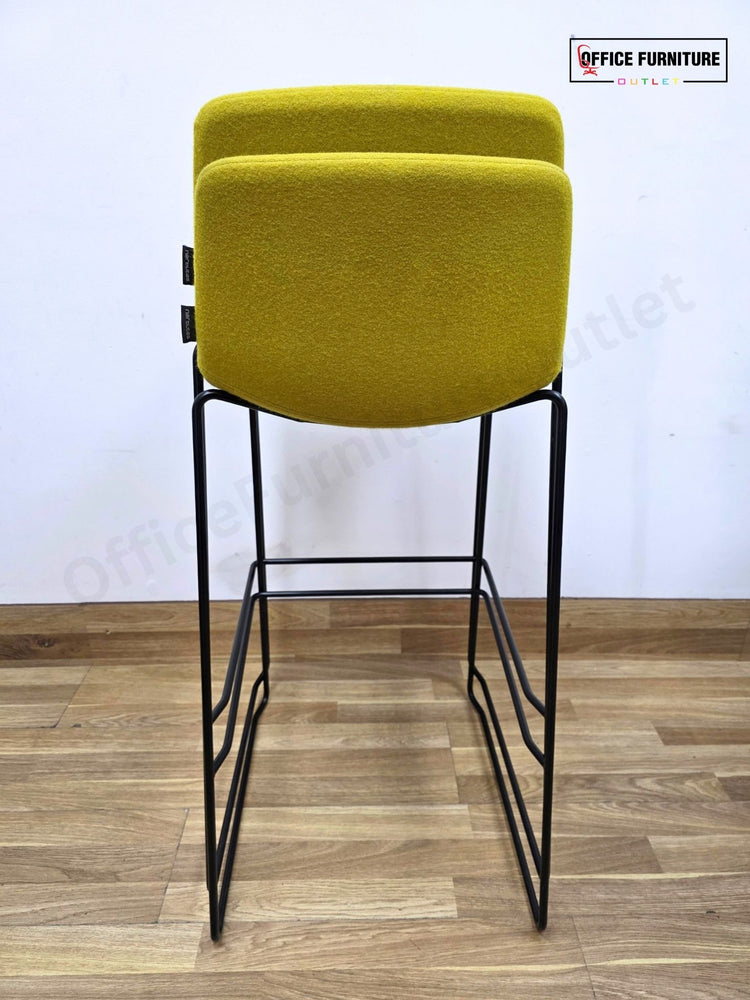 Narbutas Tango Bar Stools – Set of 2 Mustard Yellow