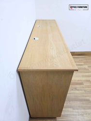 Natural Wood Credenza Storage Cabinet (ST72)