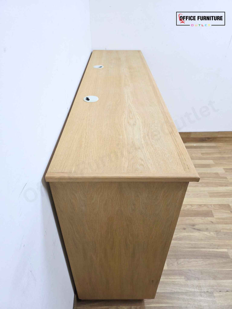 Natural Wood Credenza Storage Cabinet (ST72)
