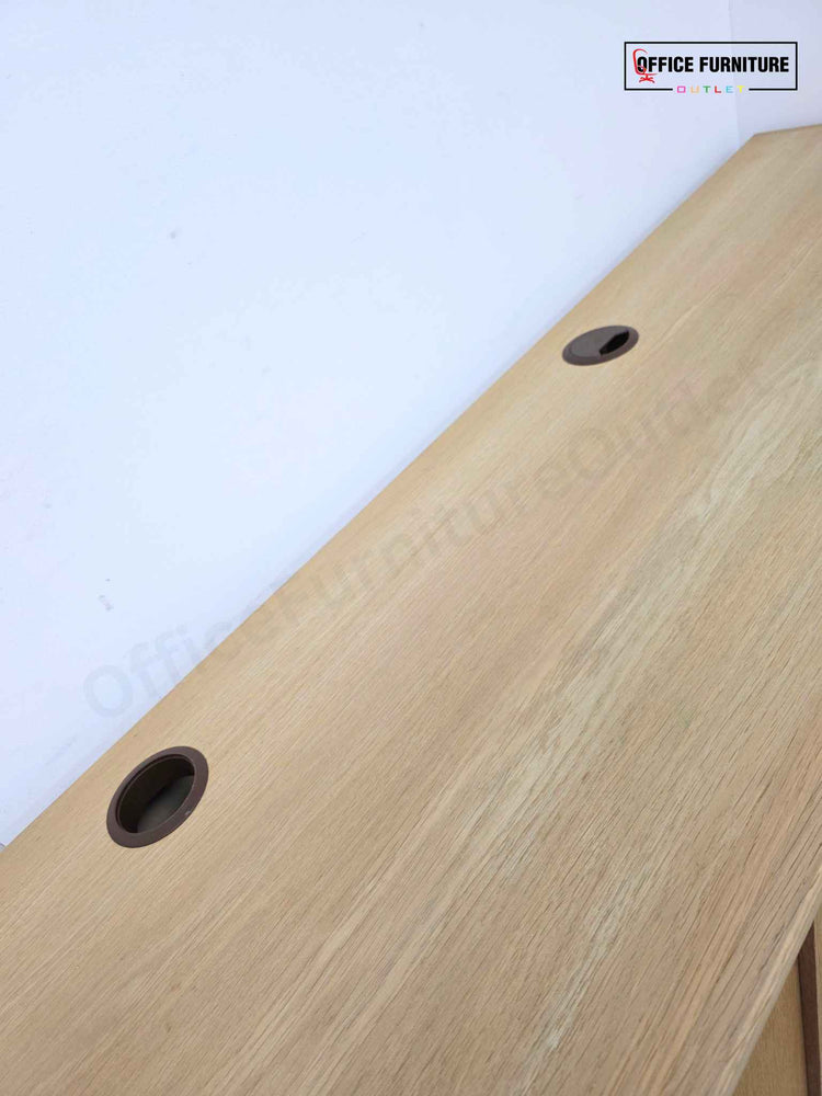 Natural Wood Credenza Storage Cabinet (ST72)