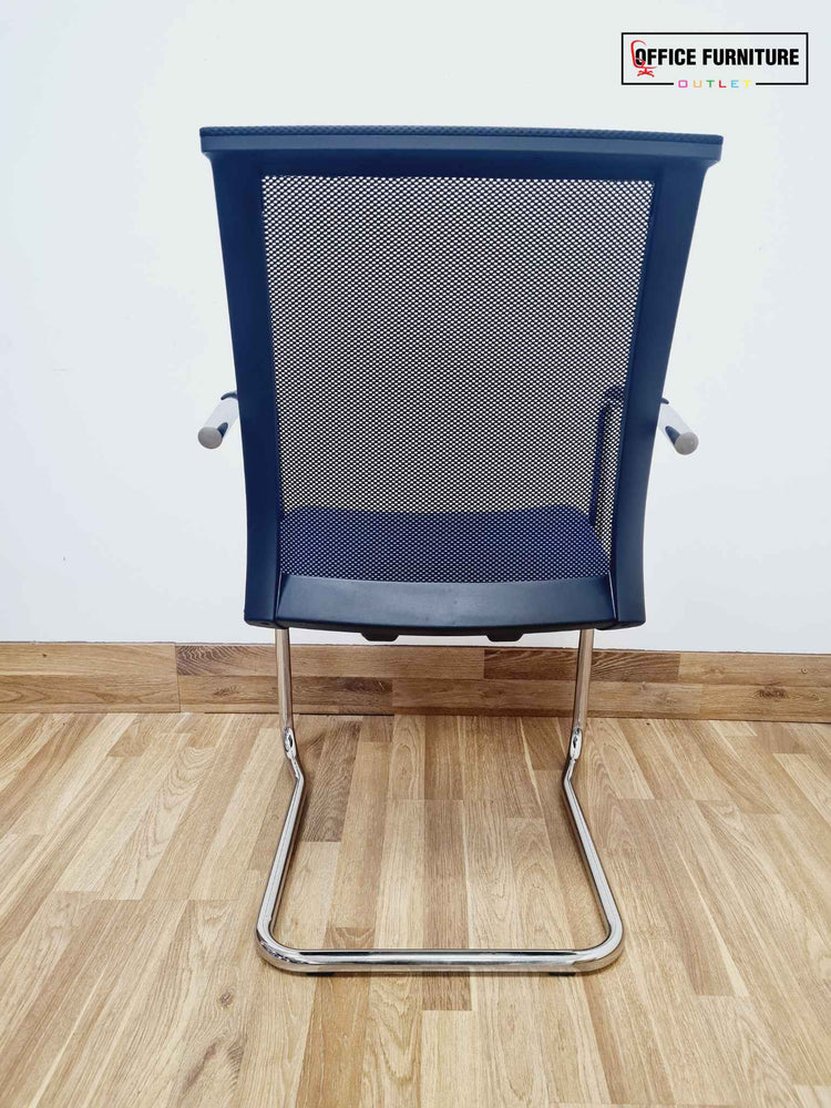 Narbutas Blue Cantilever Chairs (Pair)