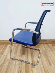 Narbutas Blue Cantilever Chairs (Pair)