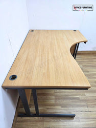 Oak Corner Office Desk – Left or Right Hand (160cm)