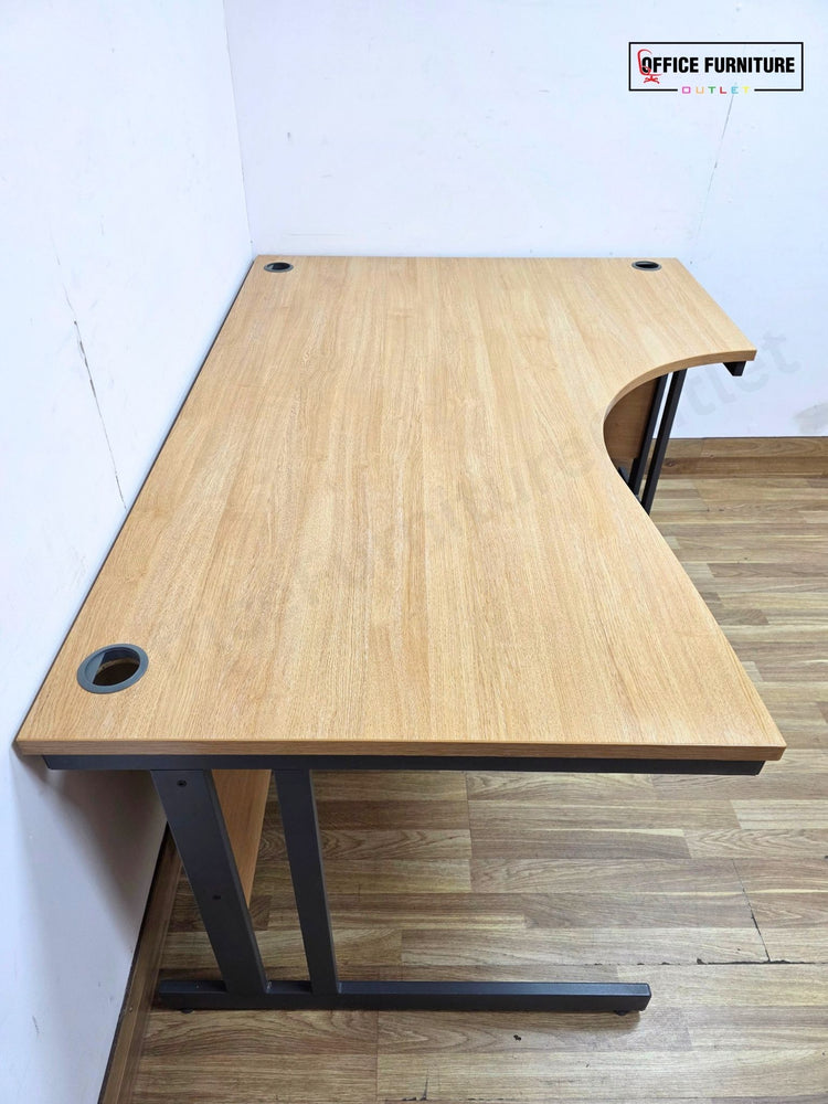 Oak Corner Office Desk – Left or Right Hand (160cm)