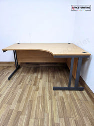 Oak Corner Office Desk – Left or Right Hand (160cm)