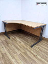 Oak Corner Office Desk – Left or Right Hand (160cm)