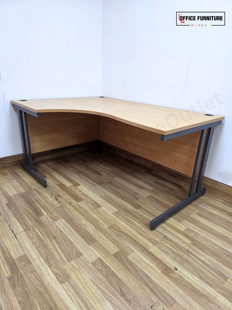 Oak Corner Office Desk – Left or Right Hand (160cm)