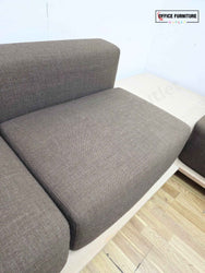 Offecct Left-Hand Corner Reception Sofa with Built-In Coffee Table