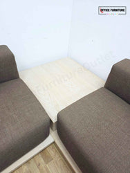 Offecct Left-Hand Corner Reception Sofa with Built-In Coffee Table