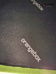 Orangebox 3-Person Sofa — Green & Teal Upholstery