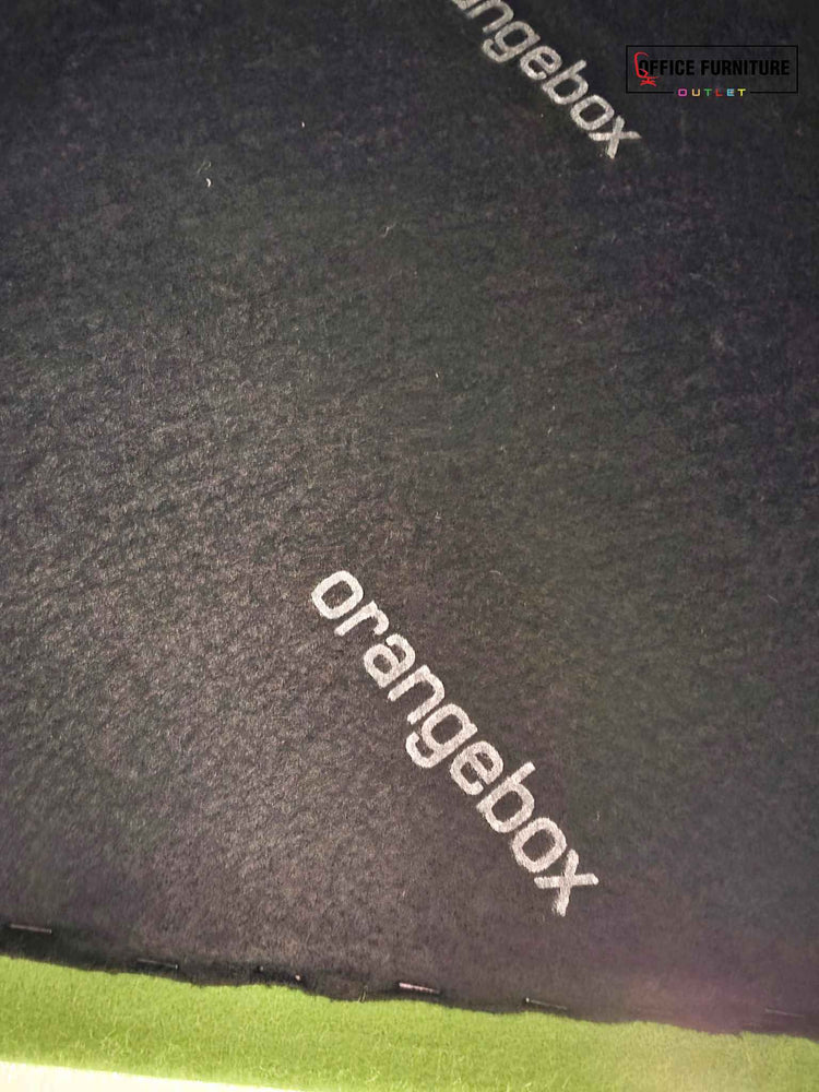 Orangebox 3-Person Sofa — Green & Teal Upholstery