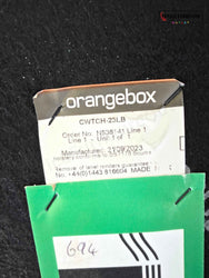 Orangebox 3-Person Sofa — Green & Teal Upholstery