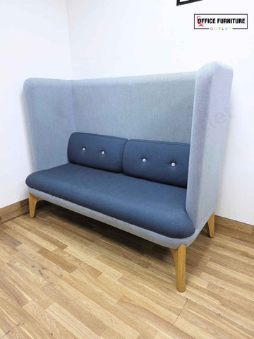 Orangebox Coze W02 High Back Work Sofa - Two-Tone Blue